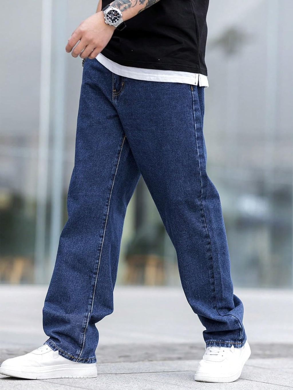 KOTTY Mens Regular Fit|Classic Design with Stylish Look |Day Comfort|Mide Rise Strachable Jeans