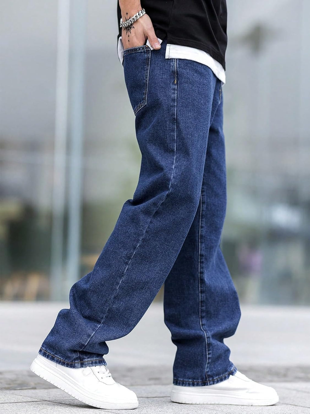 KOTTY Mens Regular Fit|Classic Design with Stylish Look |Day Comfort|Mide Rise Strachable Jeans